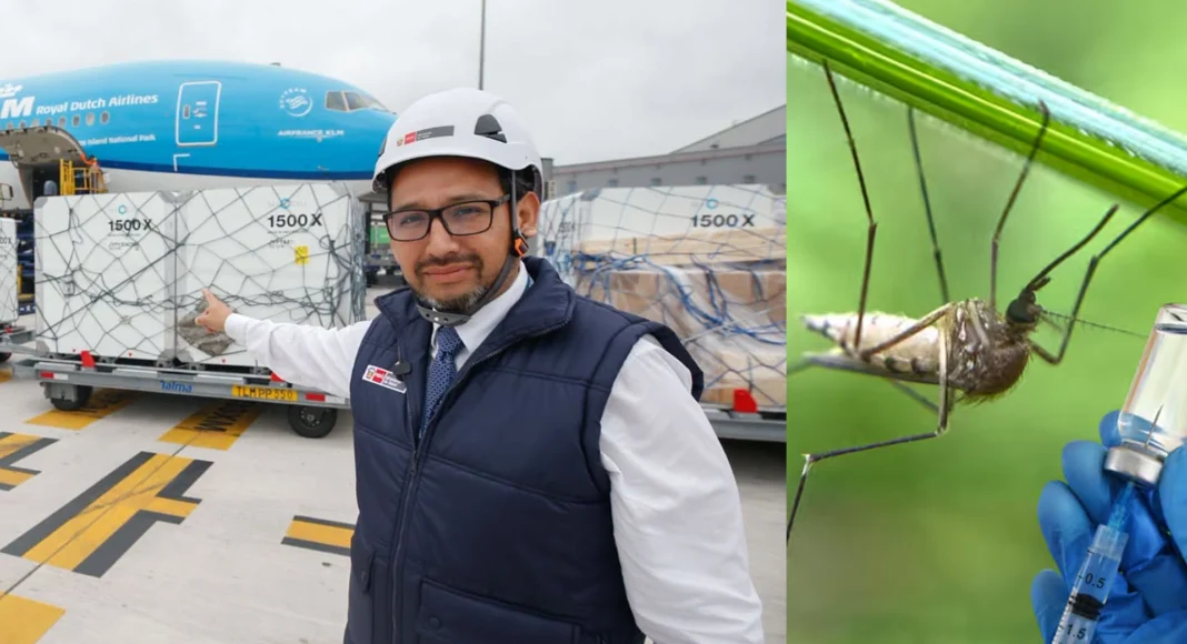 Perú recibe vacunas contra el dengue ante riesgo de El Niño Perú recibe 225 mil vacunas contra el dengue por El Niño