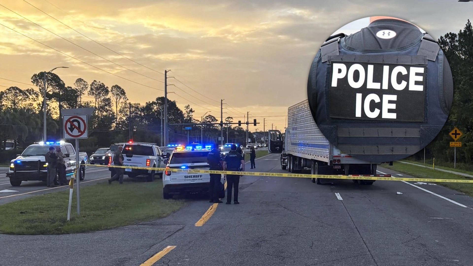 Migrante fallece en carretera en operativo de ICE