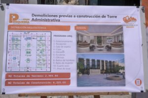 El Ayuntamiento de Pesquería presentó el proyecto de Torre Administrativa que remplazaría la histórica Casona de Coco.