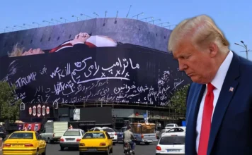 Irán exhibe mural impactante contra Trump en plena crisis