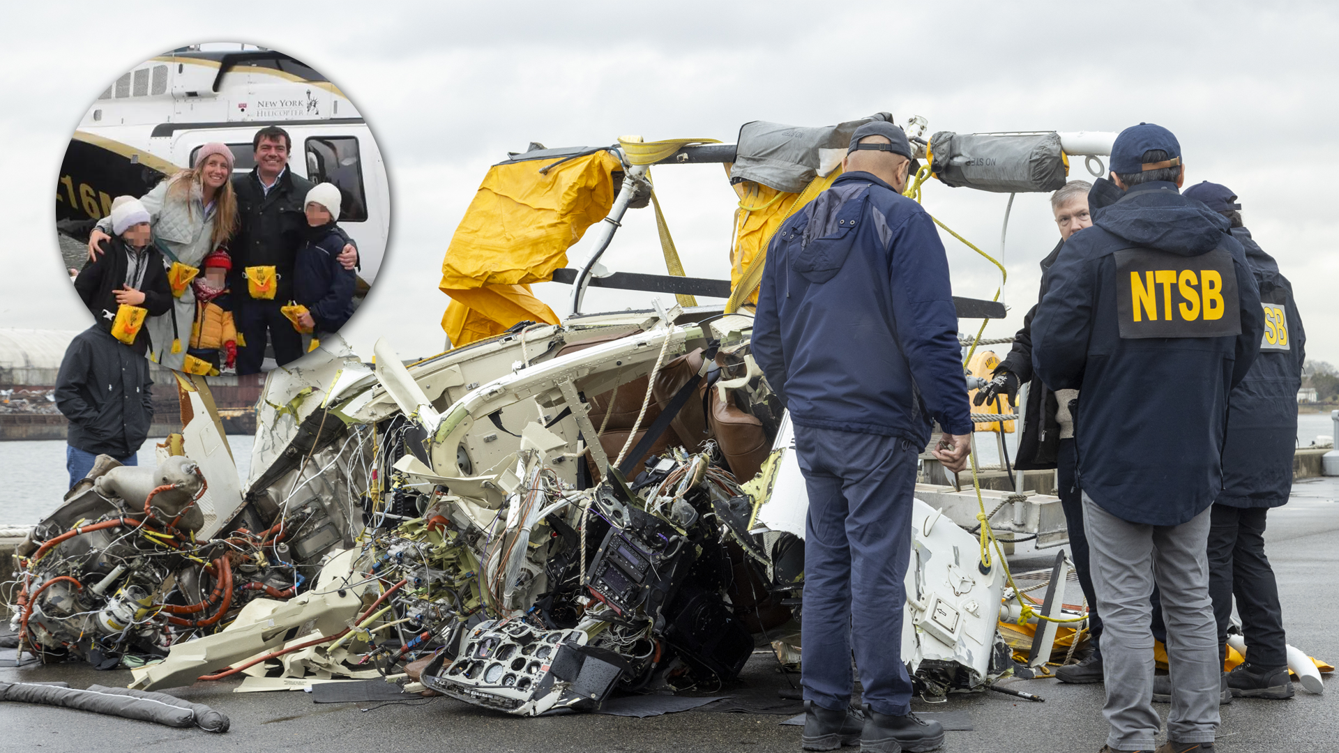 Accidente de helicóptero en Nueva York