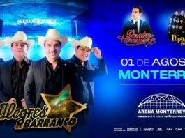 Los Alegres del Barranco llegarán a la Arena Monterrey el próximo 1 de agosto con su gira "Siempre Alegres Tour" 2026, donde interpretarán sus más grandes éxitos ante el público regiomontano.