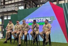 La Passion Vallenata durante la rueda de prensa en el Fan Fest