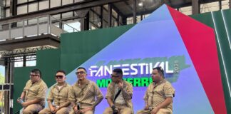 La Passion Vallenata durante la rueda de prensa en el Fan Fest