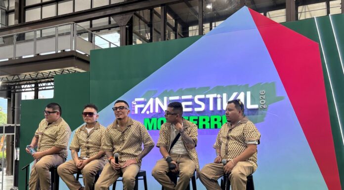 La Passion Vallenata durante la rueda de prensa en el Fan Fest