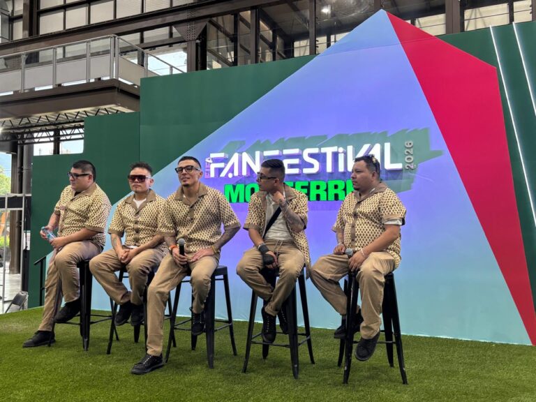 La Passion Vallenata durante la rueda de prensa en el Fan Fest