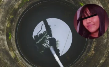 El feminicida ocultó el cuerpo de Britanny Nahomi en un pozo de agua.