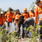 La actividad de sembrar árboles del Gobierno Estatal formó parte de la Jornada Nacional de Reforestación.