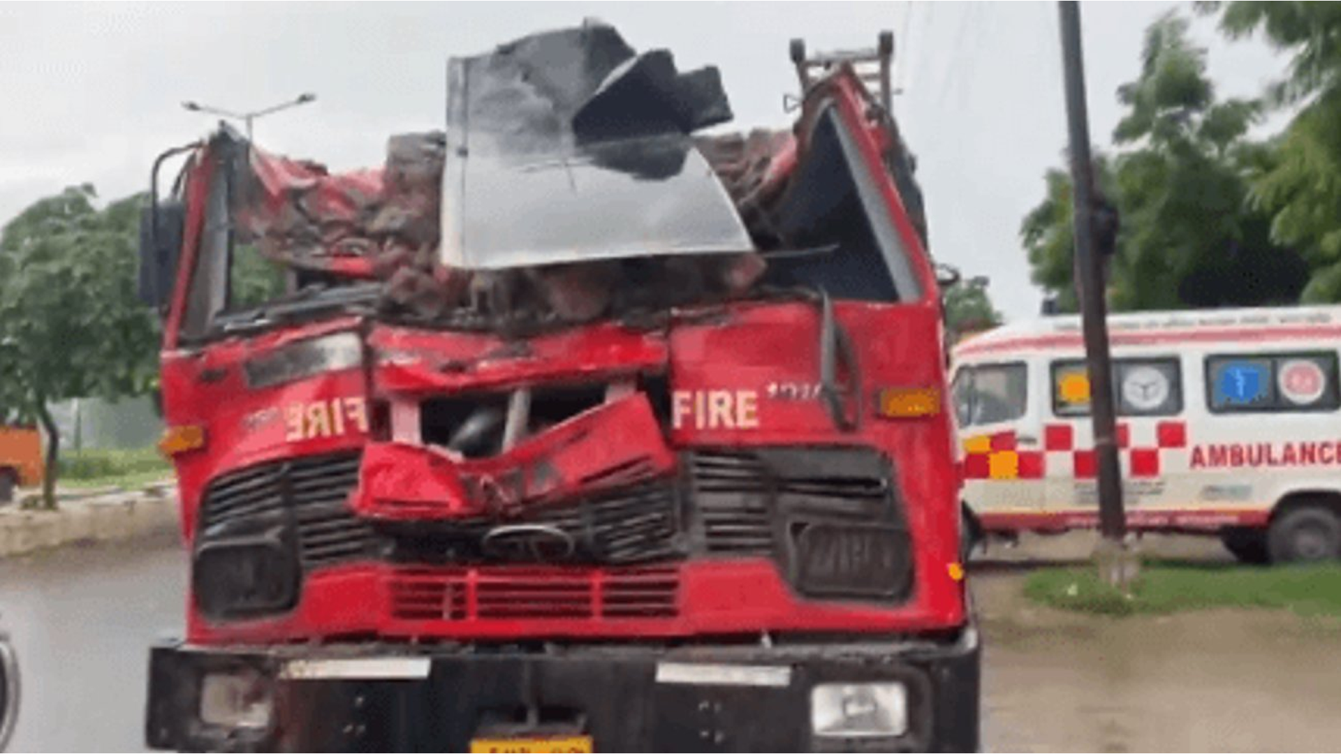 Colapso durante emergencia en India