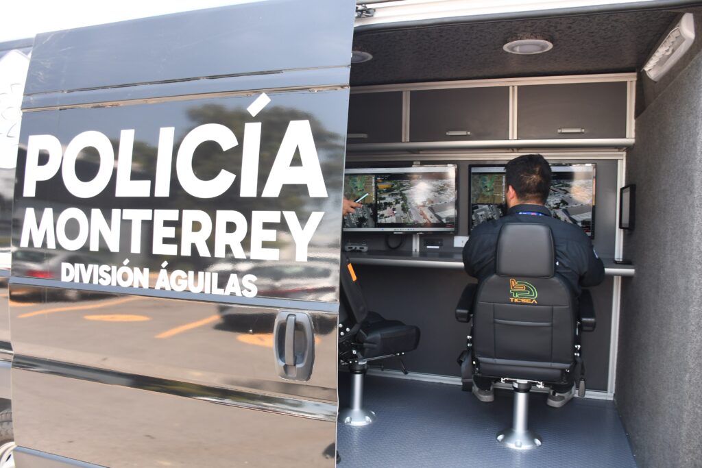 Cabina de operaciones de la Divisón Águilas.