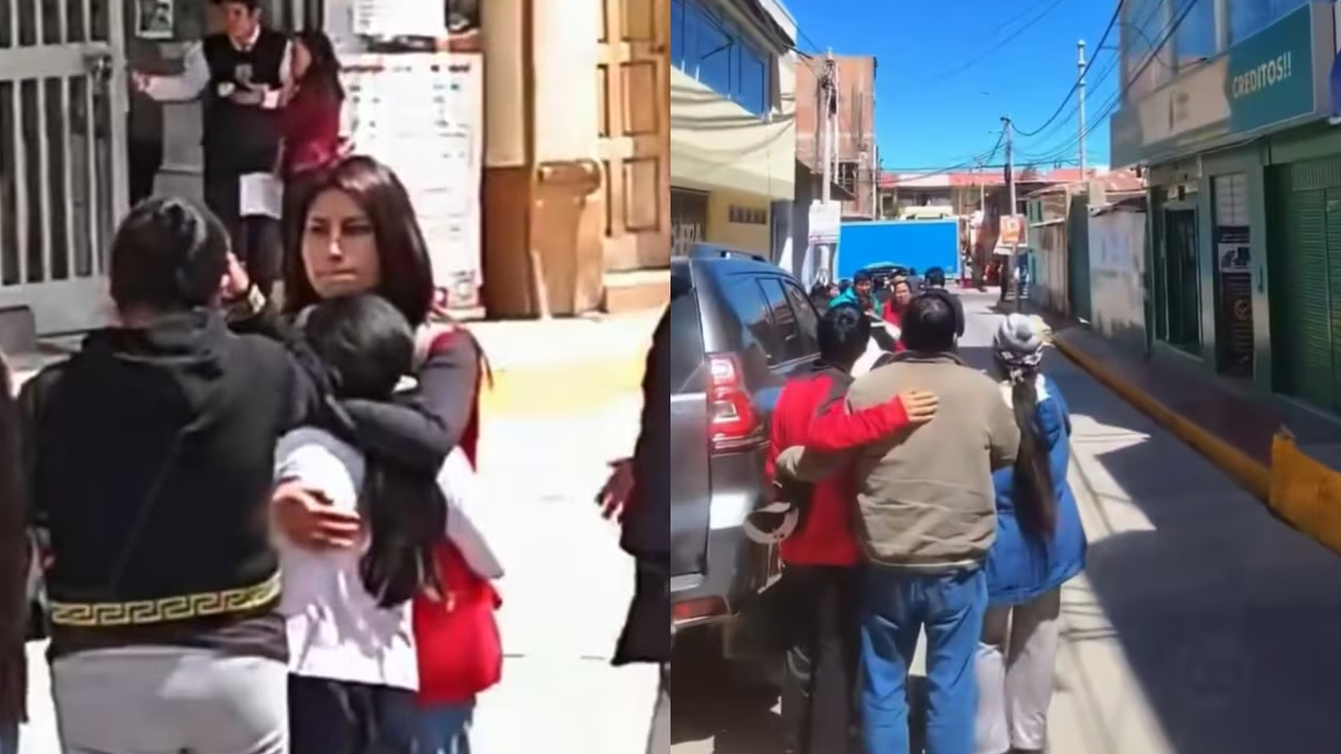 Daños materiales visibles tras el terremoto