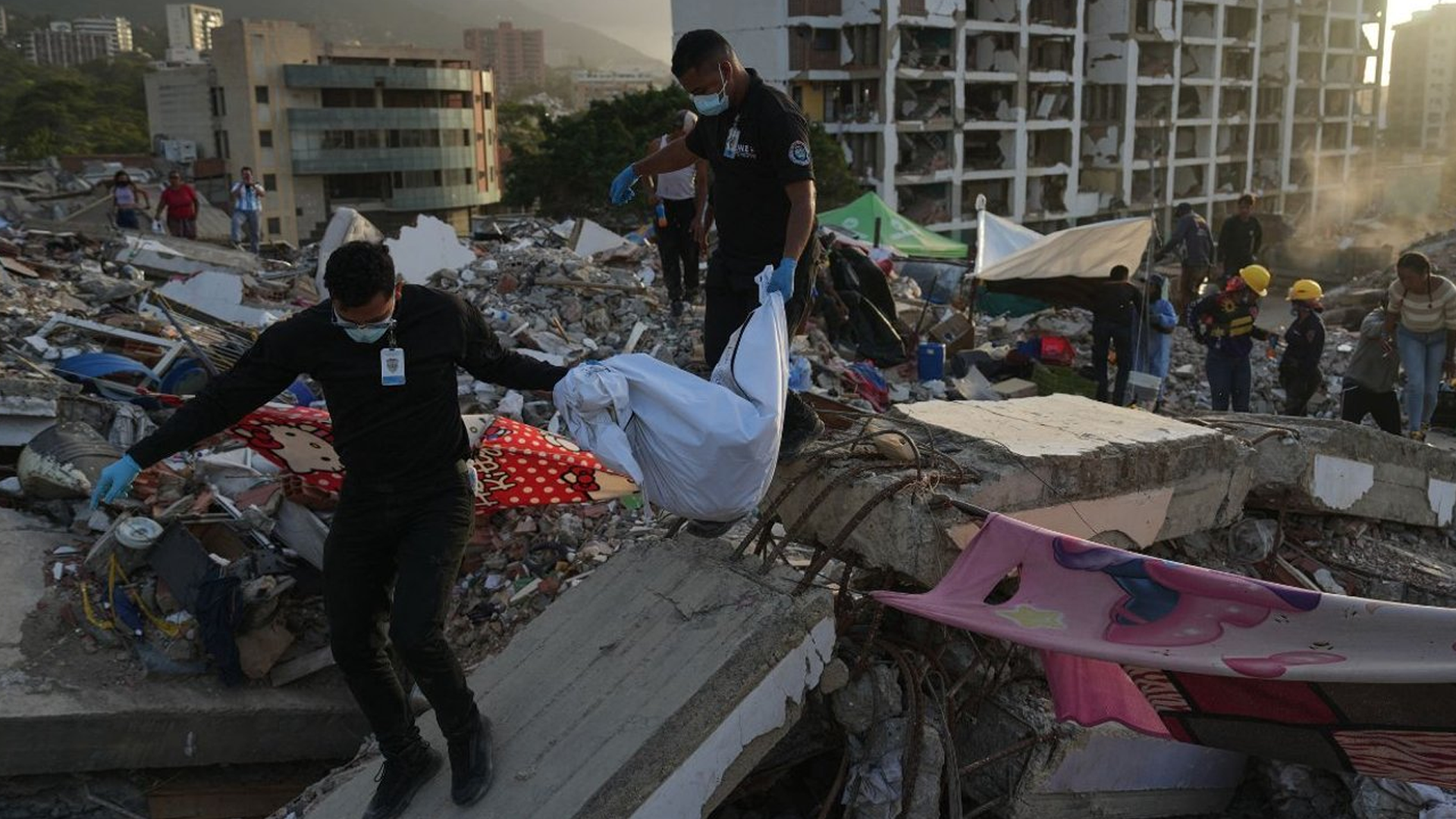 Daños del sismo en Venezuela