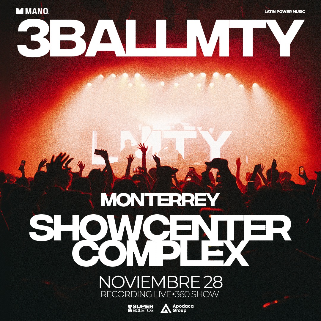 3BALLMTY en Monterrey en el Showcenter Complex el 28 de noviembre de 2026