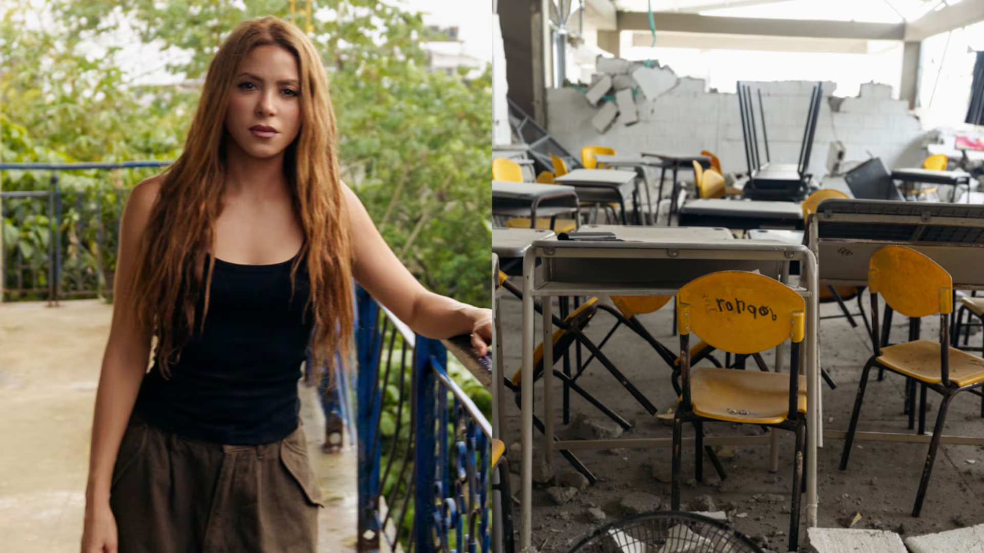 Shakira en el Chocó tras sismo
