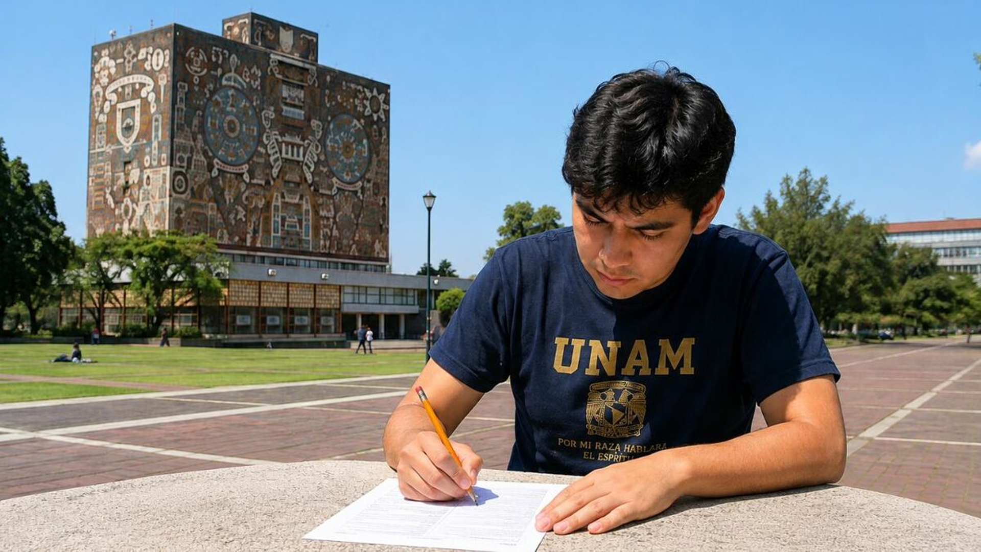 Examen presencial de UNAM inicia con 77% de registrados