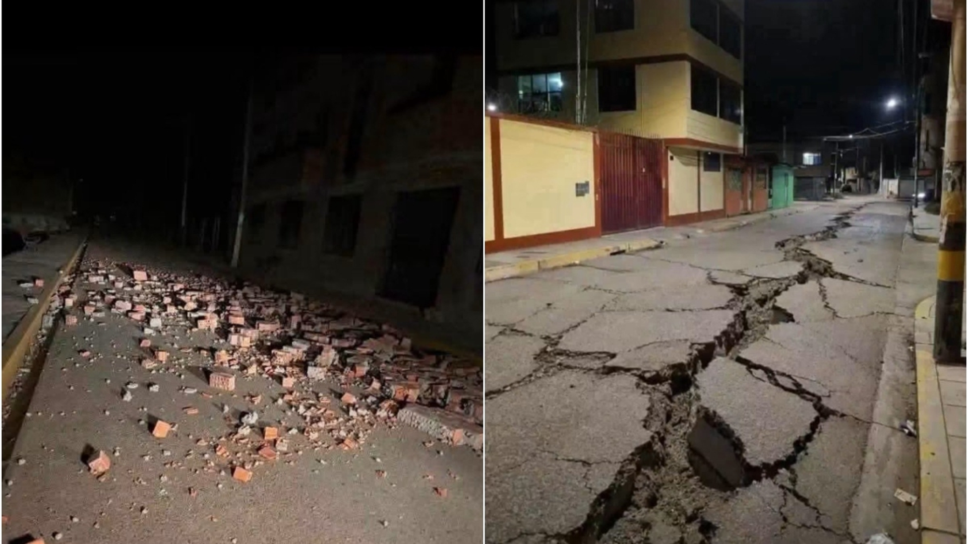 Sismo afecta carretera de Junín