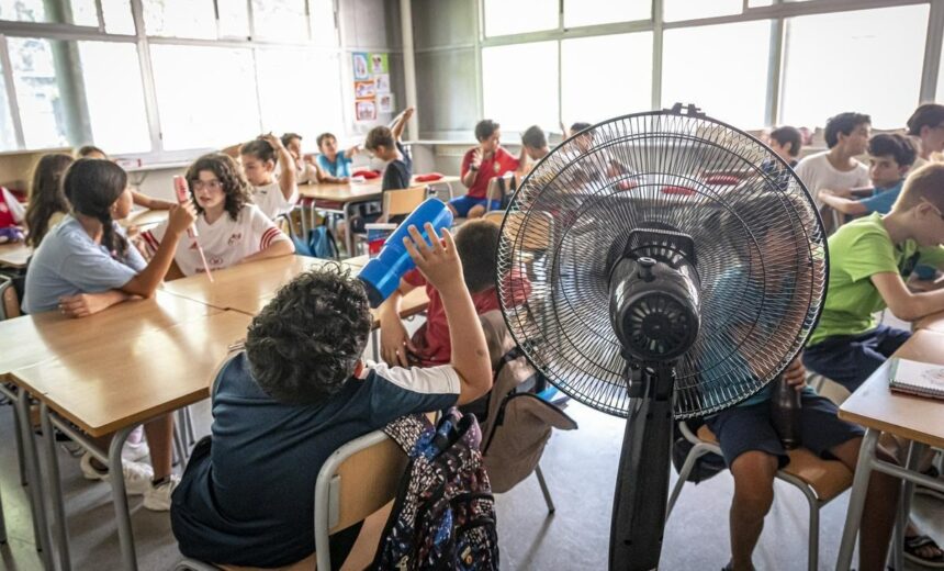 La Secretaría de Educación aseguró que el aire acondicionado no es prioridad en los planeteles.