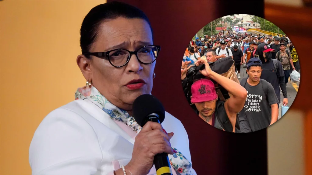 Rosa Icela Rodríguez exige a Estados Unidos frenar la deportación a otros países