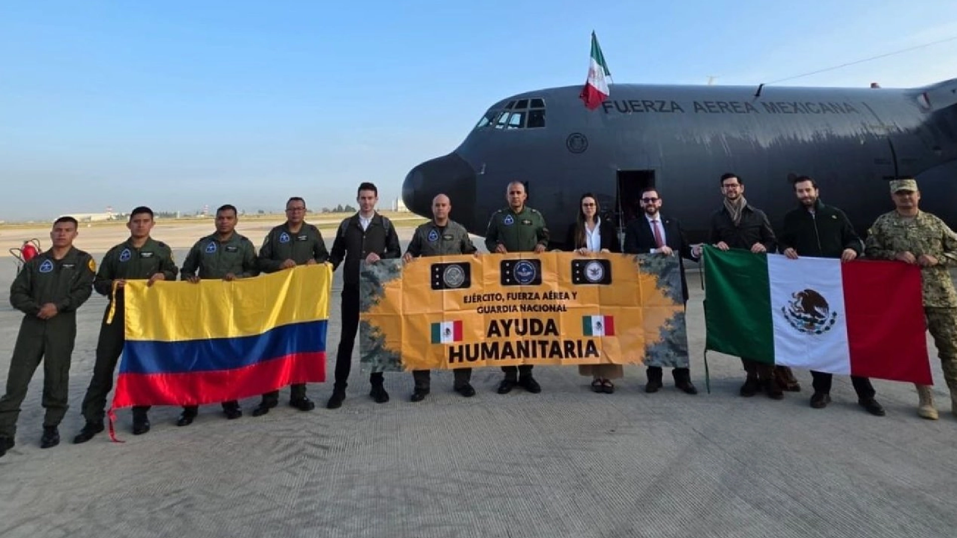 Ayuda humanitaria enviada por el gobierno de México