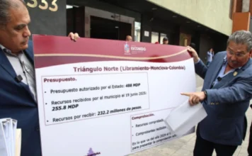 Escobedo exige recursos del Triángulo Norte y pide reunión Escobedo entrega comprobantes y reclama adeudo del Triángulo Norte