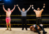 ¡Impresionante! Lucha estelar Máscara Dorada, Templario y Flip ganan