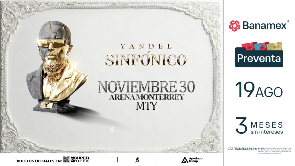 Yandel Sinfónico en Monterrey en Arena Monterrey