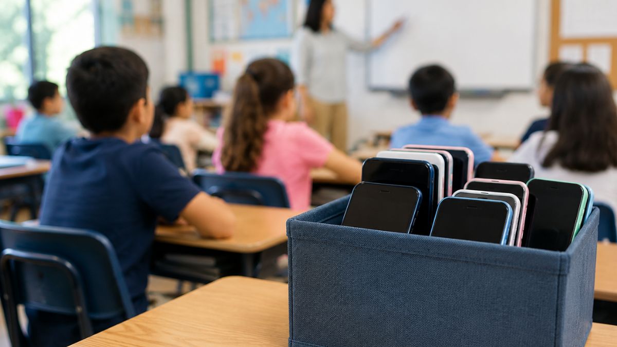 Postura de Nuevo León: establecer límites al uso de celulares y dispositivos, principalmente en escuelas.