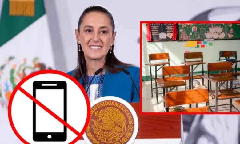 Sheinbaum plantea restringir celulares en las escuelas de México y consulta a maestros antes de tomar una decisión nacional sobre su uso.