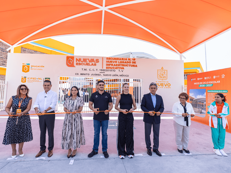 Escuelas de Nuevo León recibirán 42 nuevos planteles durante el ciclo 2026-2027, con una inversión superior a mil millones de pesos.