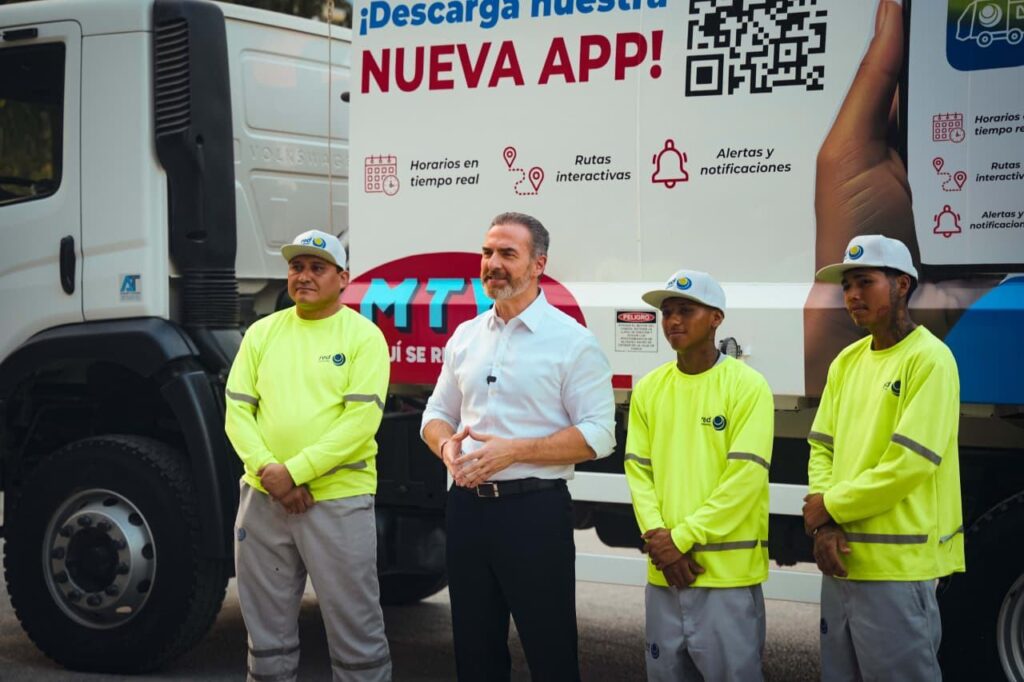 Camión de la basura en Monterrey podrá ser localizado en tiempo real mediante una nueva aplicación gratuita que también muestra horarios y recorridos.