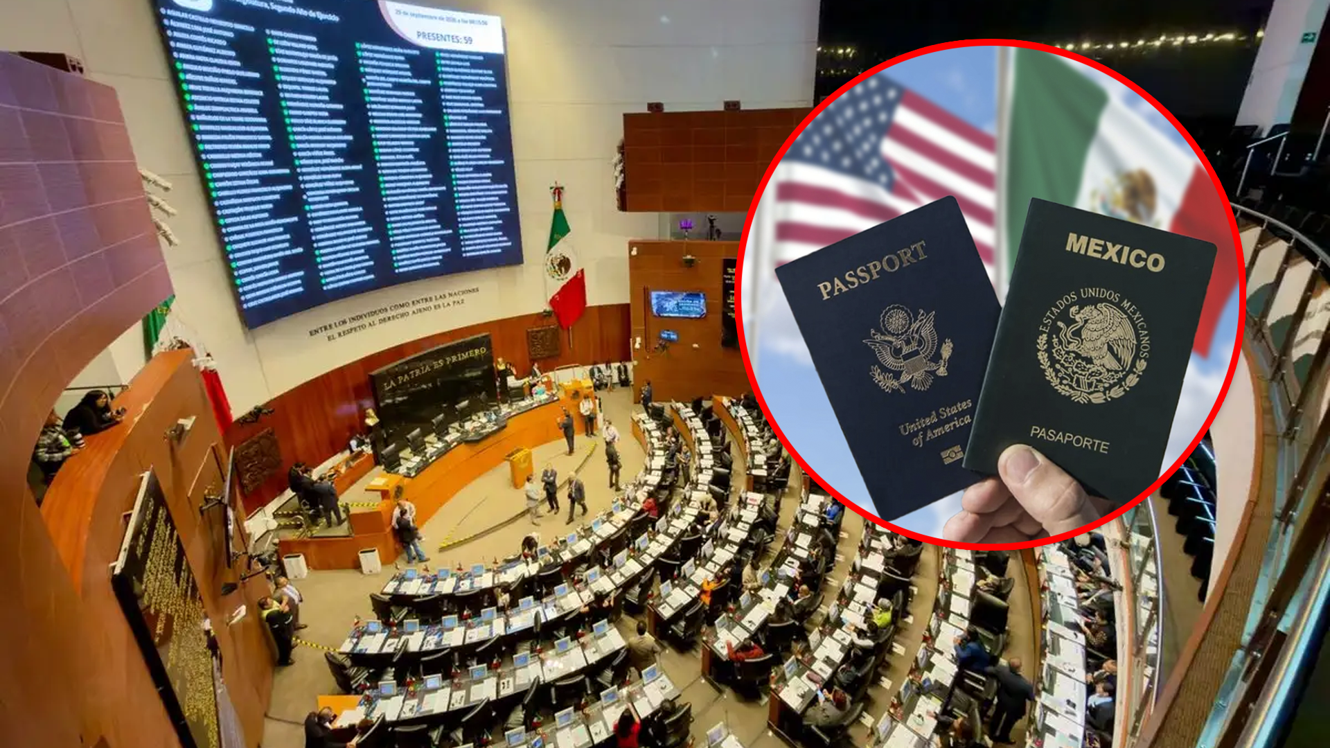México aprueba reforma sobre doble nacionalidad