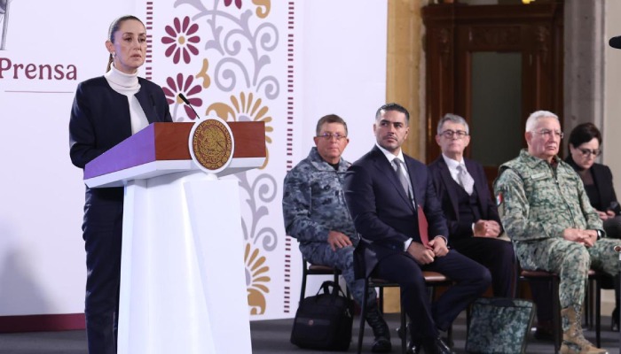 Sheinbaum acusa a Estados Unidos de intentar dividir al Gabinete de Seguridad de México y asegura que la estrategia injerencista no afectará su unidad.