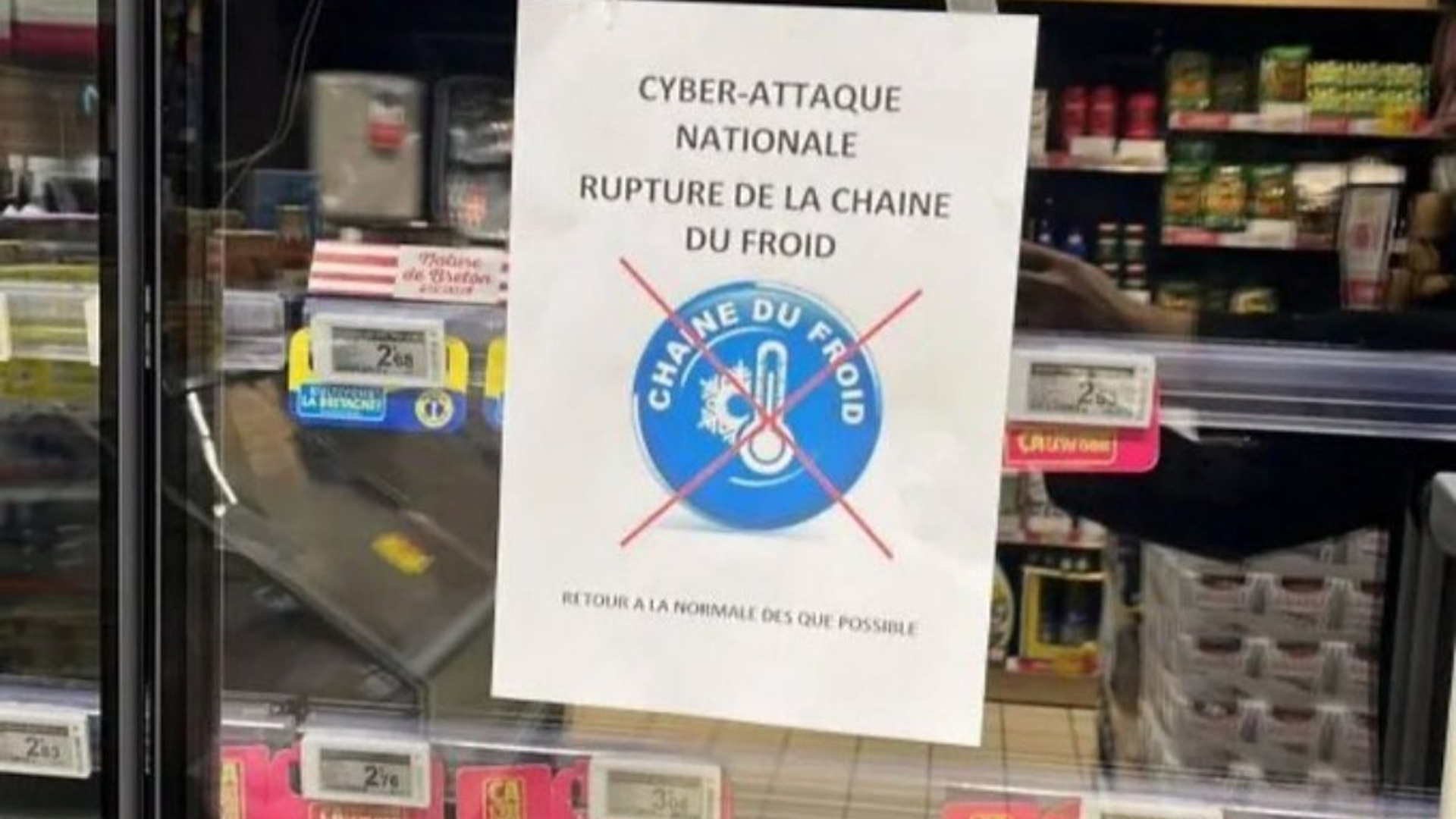Hackers afectan refrigeradores de Intermarché en Francia