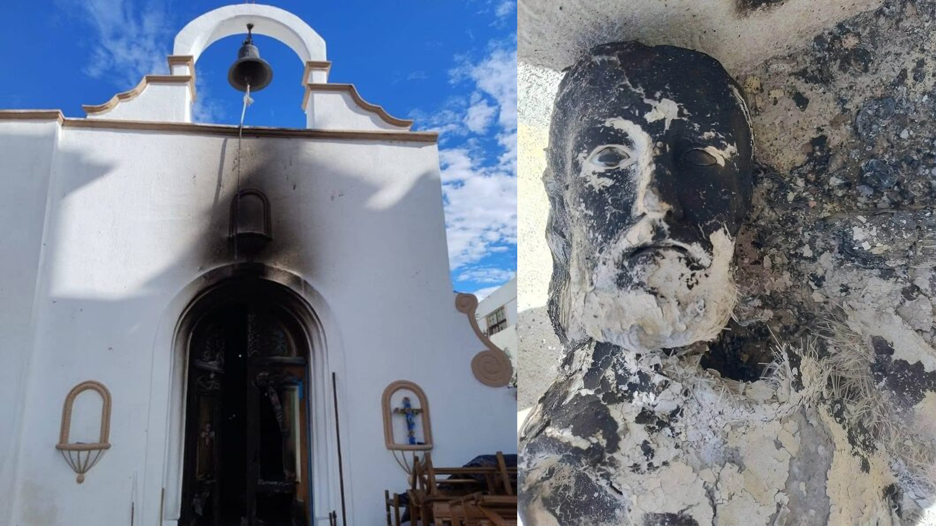 León y el incendio en la iglesia de La Laborcita