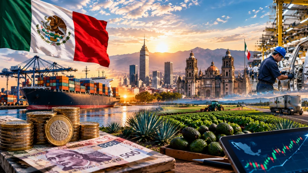 PIB de México crecerá 1.4% durante 2026