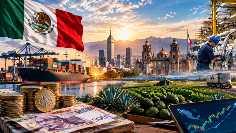 PIB de México crecerá 1.4% durante 2026