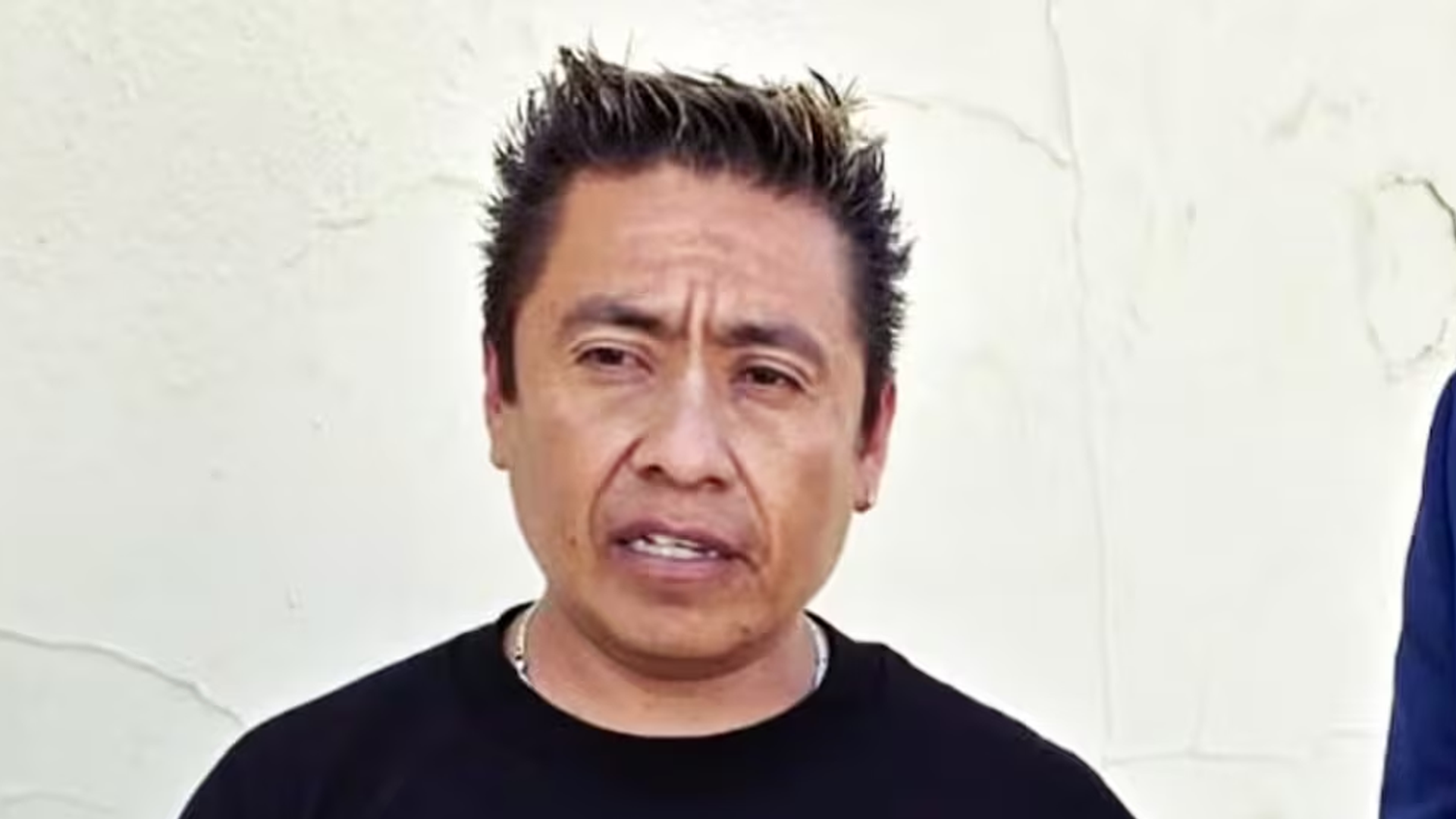 Richard LA durante sus reportes sobre seguridad en Los Ángeles