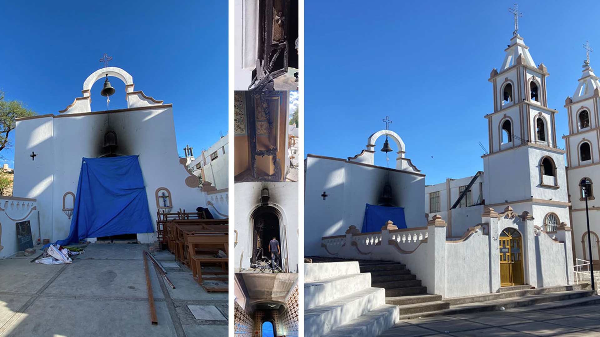 León tras los daños en la iglesia del Señor de los Remedios