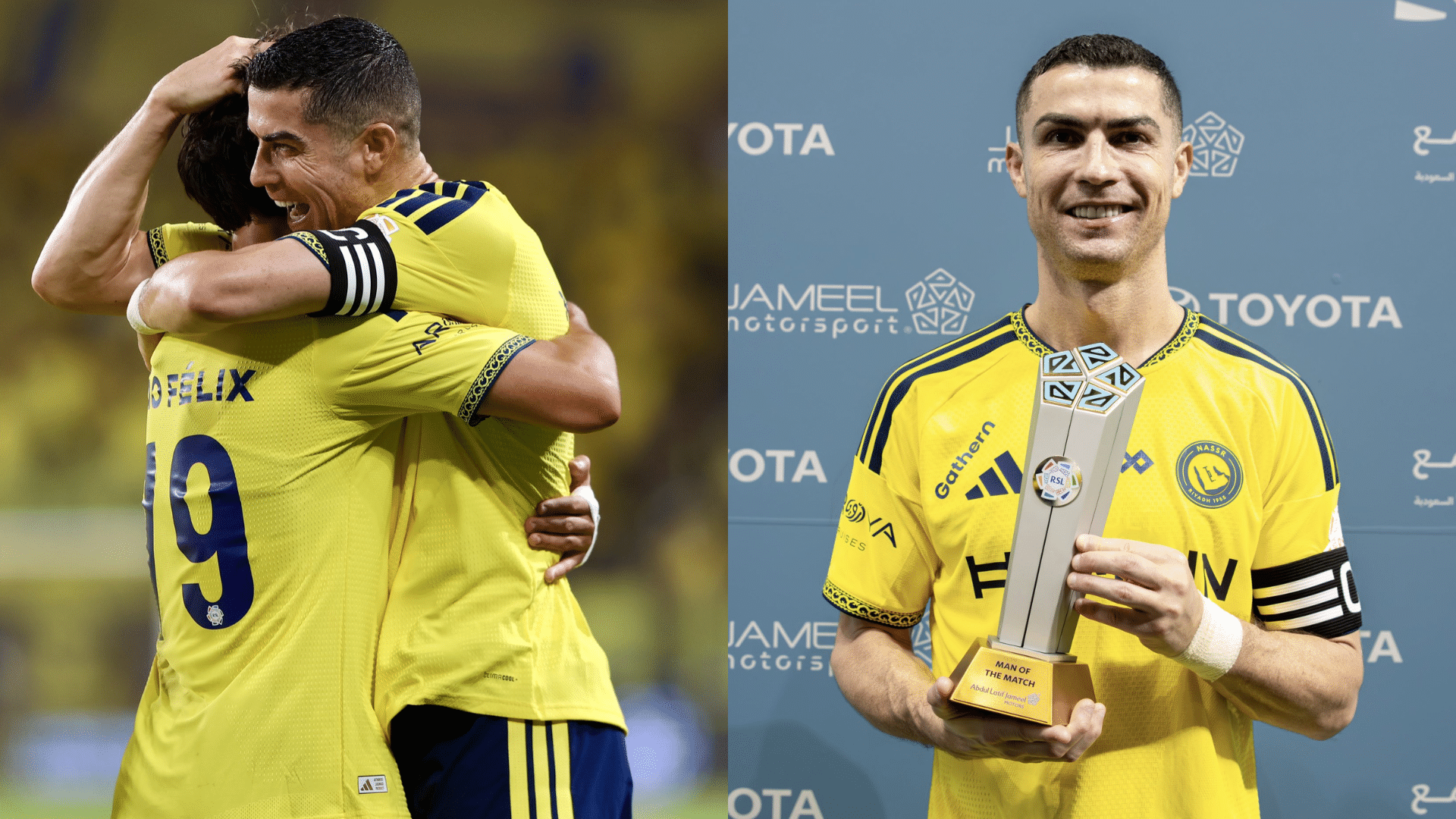 Cristiano Ronaldo y Joao Félix
